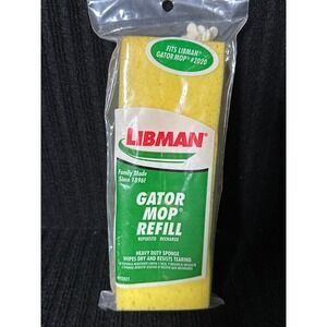 Libman Gator Mop Refill 02021 Yellow Heavy Duty Sponge
